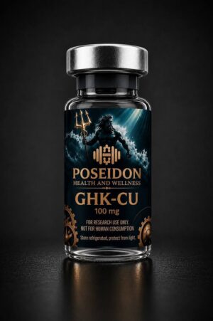 GHK-CU 100MG research peptide by Poseidon health wellness