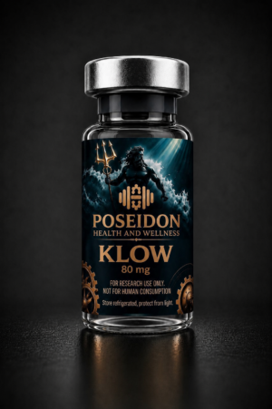 klow 80mg research peptide by poseidon health and wellness