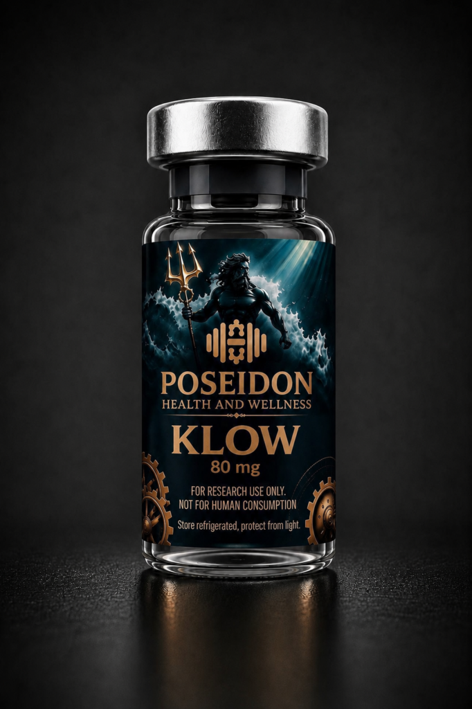 klow 80mg research peptide by poseidon health and wellness