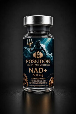 nad+500mg research peptide by poseidon health and wellness