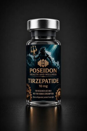 tirzepatide 10mg research peptide by poseidon health and wellness