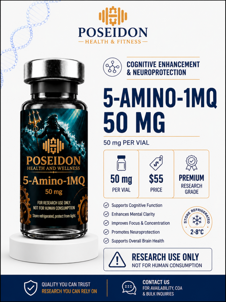 5 amino 1mq 50gm ps research peptide by poseidon health and wellness