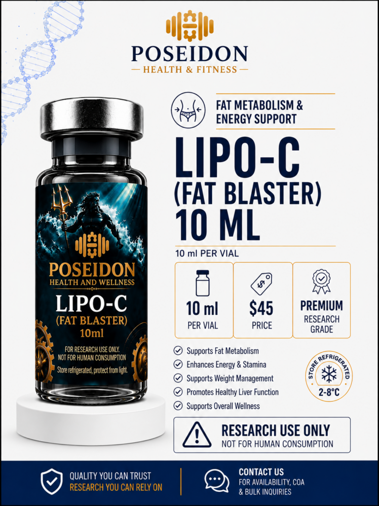 lipo c 10ml ps research peptide by poseidon health and wellness